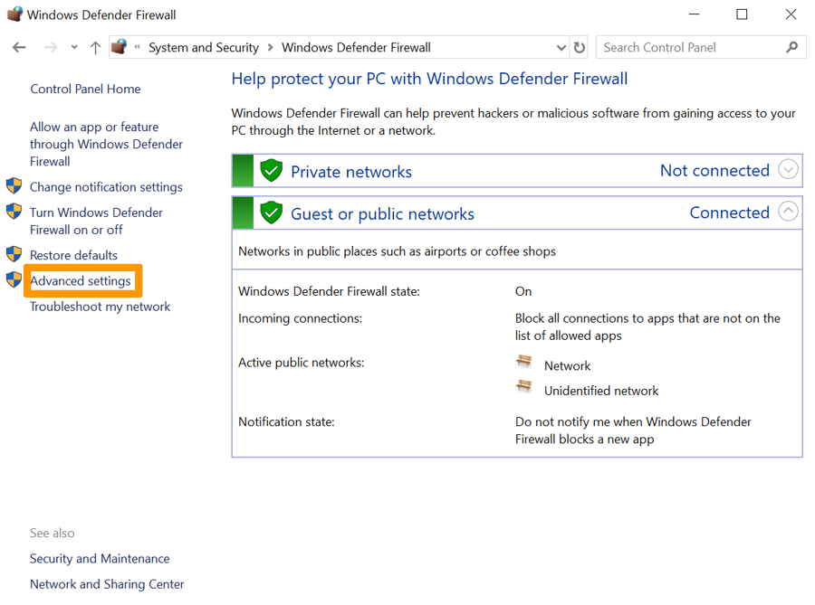 Windows Firewall Configuration for FiveM Servers